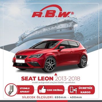 R.B.W Seat Leon 2013-2017 Ön Muz Silecek Takımı