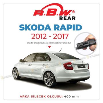 R.B.W Skoda Rapid 2012-2017 Arka Silecek