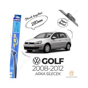 R.B.W Volkswagen Golf 6 2008-2012 Arka Silecek