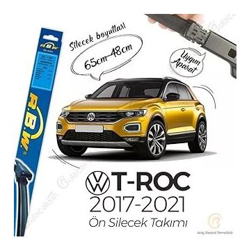 R.B.W Volkswagen T-ROC 2017-2019 Muz Silecek Takımı