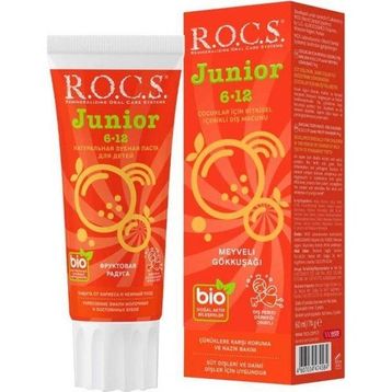 R.O.C.S. 6-12 Yaş Meyveli Gökkuşağı 60 ml Diş Macunu