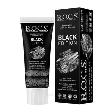 R.O.C.S. Black Edition Kömür Beyazlatıcı 60 ml Diş Macunu