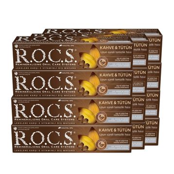 R.O.C.S. Kahve ve Tütün Lekelerine Karşı 12'li Paket Diş Macunu