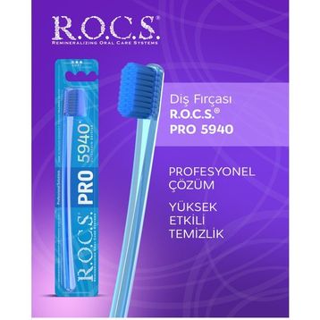 R.O.C.S Pro 5940 Mavi Yumuşak Diş Fırçası