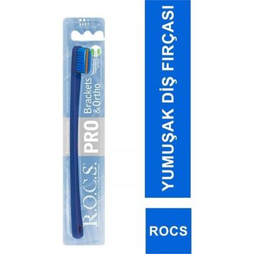 R.O.C.S Pro Ortho Braket Mavi Diş Fırçası