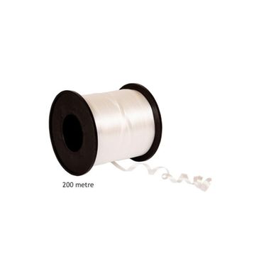 Rabant Düz Beyaz Şerit 200 m 8 mm Rafya