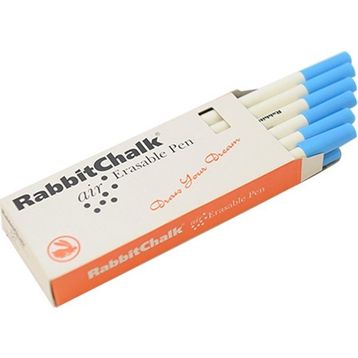 Rabbit Mavi Rabbit-001 12 Adet Chalk Su Ile Uçan Kalem