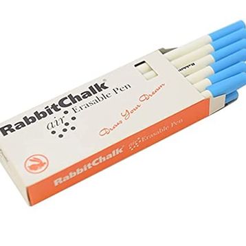 Rabbit Mavi Rabbit-001 12 Adet Chalk Su Ile Uçan Kalem