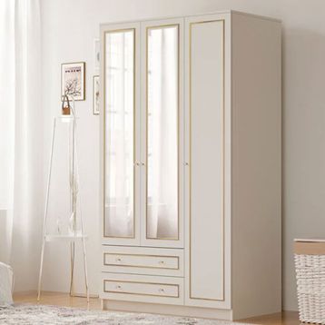 Rabi Gold Aynali 3 Kapak 2 Çekmeceli Gardrop