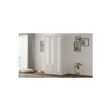 Rabi Grey Country 3 Kapak 2 Çekmeceli Gardırop