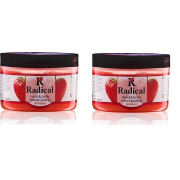 Radical Çilek 2x300 ml El Vücut Peeling Krem