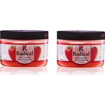 Radical Çilek 2x300 ml El Vücut Peeling Krem