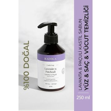 Radika 250 ml Aromatherapy Lavanta ve Patchuli Kastil Sabun