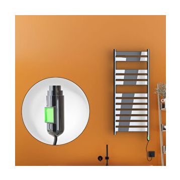 Radiva Bora Bora 300 W 500x1200 cm Krom On Off Düğmeli Elektrikli Havlupan