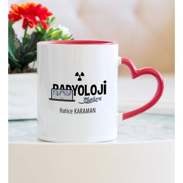 Radyoloji Teknikeri Kalpli Kupa Bardak