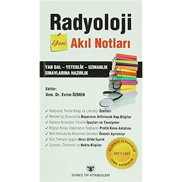 Radyoloji Yeni Akıl Notları - Evrim Özmen