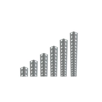 Rafburada 250 cm Galvaniz Çelik Raf Profil