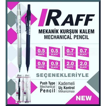Raff Metal 0.5 mm Siyah Versatil Kalem
