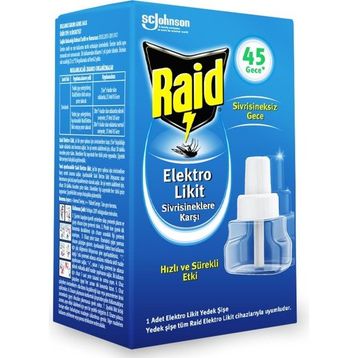 Raid 45 Gece Elektro Likit Yedek