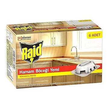Raid 6 Adet Kokusuz Pratik Hamam Böceği Yemi