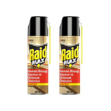 Raid Max 2x300 ml Kokusuz Böcek Savar