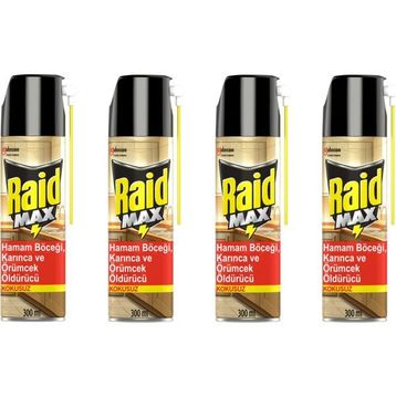 Raid Max 4x300 ML Kokusuz Sprey Böcek Savar