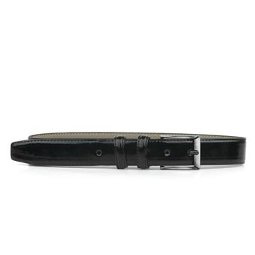 Rakerplus 3.5 cm Siyah Rugan Erkek Çocuk Kemeri