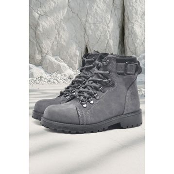 Rakerplus Griffon Hakiki Deri Fermuarlı Kışlık Unisex Çocuk Bot
