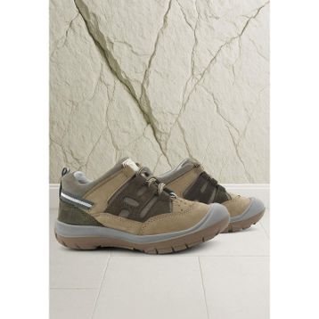 Rakerplus Hakiki Deri Vizon Kahverengi Bağcıklı Çocuk Outdoor Ayakkabı