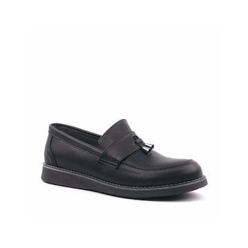 Rakerplus Siyah Mat Loafer Klasik Çocuk Ayakkabısı