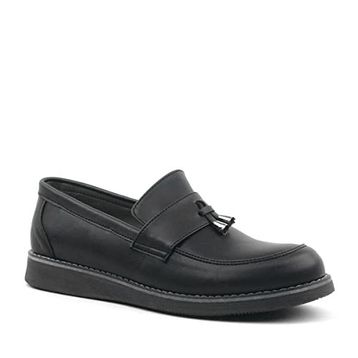 Rakerplus Siyah Mat Loafer Klasik Çocuk Ayakkabısı