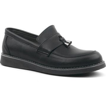 Rakerplus Siyah Mat Loafer Klasik Çocuk Ayakkabısı