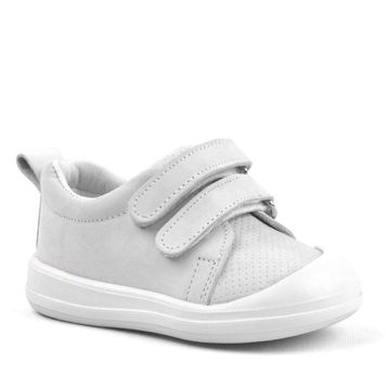 Rakerplus Sonic Hakiki Deri Beyaz Cırtlı Anatomik Sneaker Bebek Spor Ayakkabı