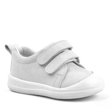 Rakerplus Sonic Hakiki Deri Beyaz Cırtlı Anatomik Sneaker Bebek Spor Ayakkabı
