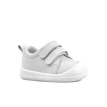 Rakerplus Sonic Hakiki Deri Beyaz Cırtlı Anatomik Sneaker Bebek Spor Ayakkabı