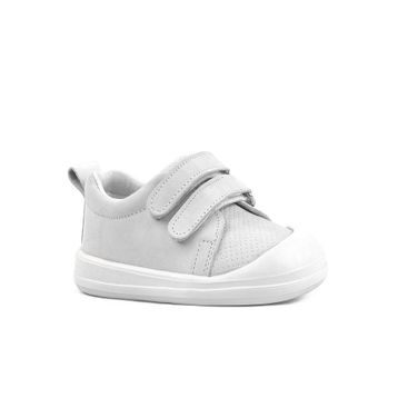 Rakerplus Sonic Hakiki Deri Beyaz Cırtlı Anatomik Sneaker Bebek Spor Ayakkabı