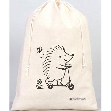 Rakerplus Tbons Özel Tasarım 30x40 cm Ham Bez Büzgülü Ayakkabı Torbası