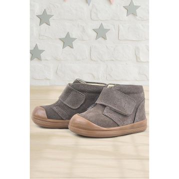 Rakerplus Yoohoo Hakiki Deri Kum Rengi Cırtlı Unisex Bebek Bot