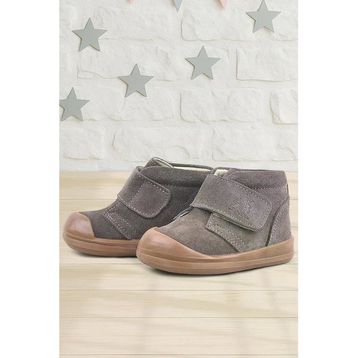 Rakerplus Yoohoo Hakiki Deri Kum Rengi Cırtlı Unisex Bebek Bot