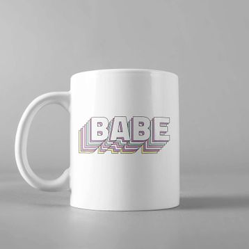 Rakkun Shop Babe Baskılı Kupa