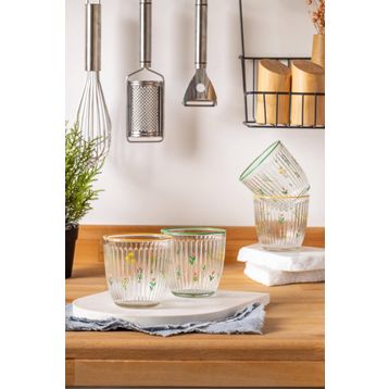 Rakle Botanical 4'lü 290 cc Su Bardağı