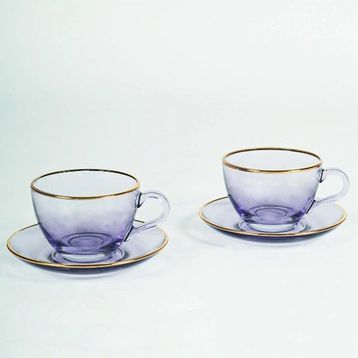 Rakle Five O'Clock 2'li 240 CC Mor Çay Fincan