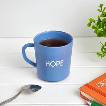 Rakle Motto Hope Mavi 260 ml Kupa