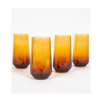 Rakle New Iconic Amber 4'lü Meşrubat Bardağı Seti