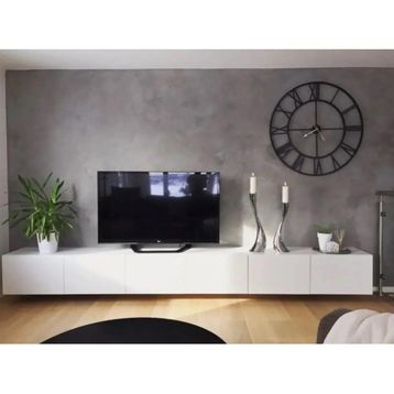 Ramadec Mdf White Tv Ünitesi