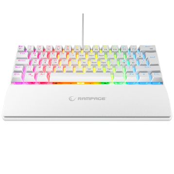 Rampage Ally K11 Beyaz TKL Blue Switch Kablolu Mekanik Gaming Klavye