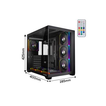 Rampage Ares V2 ARGB Temperli Cam ATX Gaming Bilgisayar Kasası