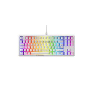 Rampage Claw Beyaz - Kırmızı TKL Red Switch Kablolu Mekanik Oyuncu Klavyesi