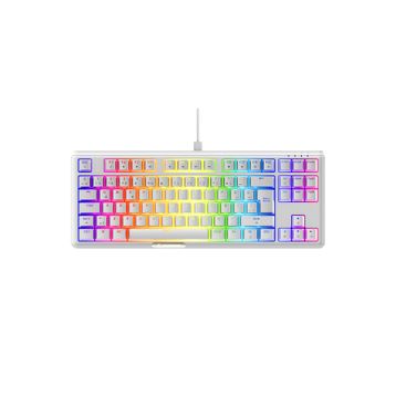 Rampage Claw Red Switch Rainbow TKL Beyaz Kırmızı Mekanik Gaming Oyuncu Klavye
