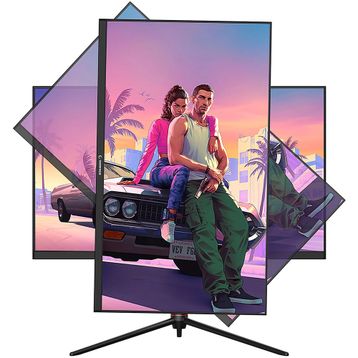 Rampage Glacier GL27R180Q Siyah 27 inç 180Hz 1ms Pivot Oyuncu Monitörü